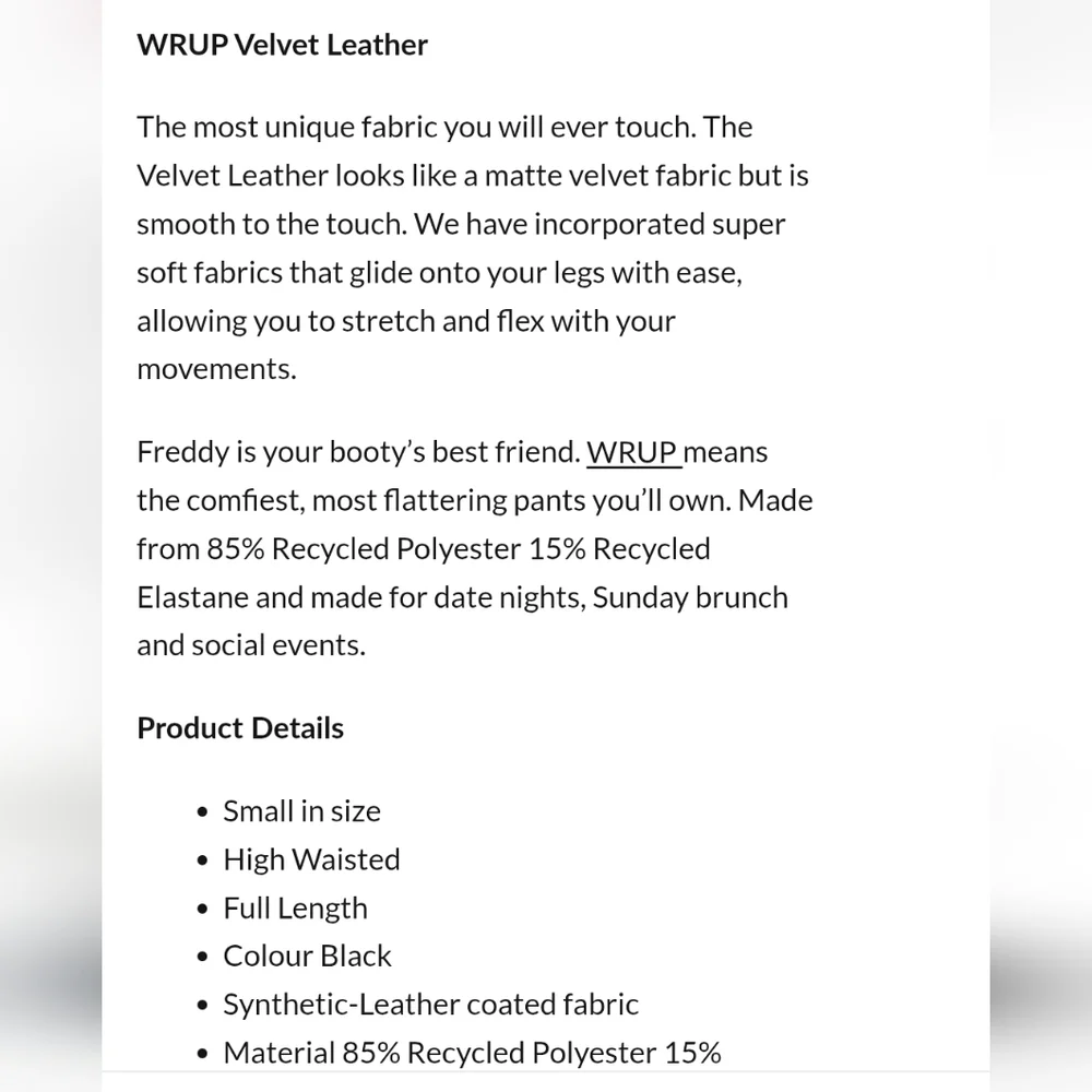 Freddy Women's Black Leggings - Picture 8 of 10